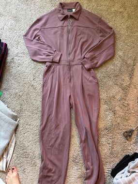 Bailey 44 Mauve Zip-Front Jumpsuit